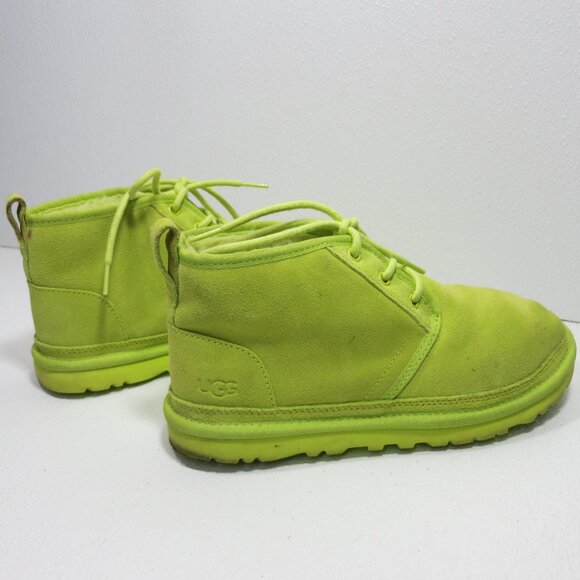 UGG 1094269 Women's Neumel Chukka Yellow Boots Winter Footwear Booties US Sz 8 - Picture 4 of 7